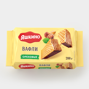 «Яшкино», вафли «Ореховые», 200 г