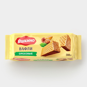 «Яшкино», вафли «Ореховые», 300 г