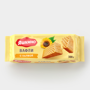 «Яшкино», вафли «С халвой», 300 г