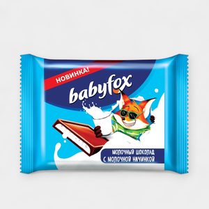 «BabyFox», молочный шоколад, 12 г «BabyFox», молочный шоколад, 12 г