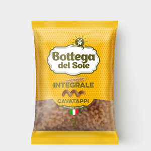 «Bottega del Sole», макаронные изделия «Витки», цельнозерновые, 400 г