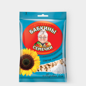 «Бабкины семечки», семечки жареные, солёные, очищенные, 100 г «Бабкины семечки», семечки жареные, солёные, очищенные, 100 г