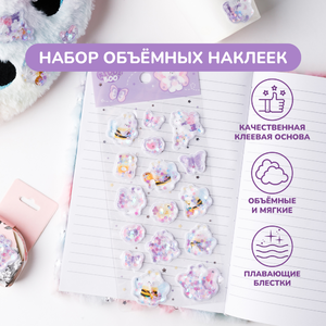 Объемные наклейки «Пчёлы», со стразами, 6 г