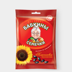 «Бабкины семечки», семечки отборные, жареные, 190 г «Бабкины семечки», семечки отборные, жареные, 190 г