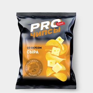 «PRO-Чипсы», чипсы со вкусом сыра, произведены из свежего картофеля, 60 г «PRO-Чипсы», чипсы со вкусом сыра, произведены из свежего картофеля, 60 г