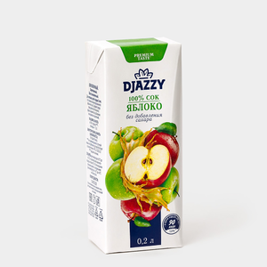 «Djazzy», сок «Яблоко», 0.2л «Djazzy», сок «Яблоко», 0.2л