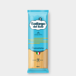 «Bottega del Sole», макаронные изделия «Спагетти», 500 г