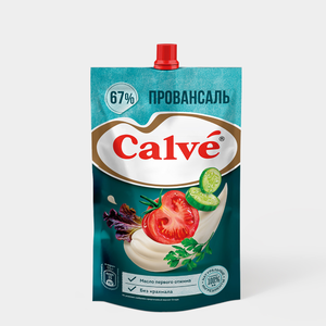 «Calve», майонез «Провансаль» 67%, 400 г