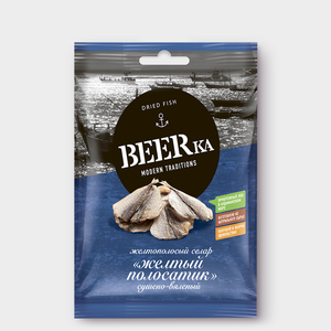«Beerka», жёлтый полосатик сушёно-вяленый, 40 г «Beerka», жёлтый полосатик сушёно-вяленый, 40 г