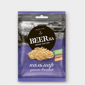 «Beerka», кальмар сушёно-вяленый, 18 г «Beerka», кальмар сушёно-вяленый, 18 г