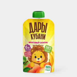 «Дары Кубани», пюре фруктовое, 90 г «Дары Кубани», пюре фруктовое, 90 г