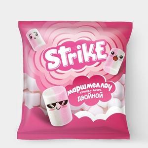 «Strike», маршмеллоу duo, 90 г «Strike», маршмеллоу duo, 90 г