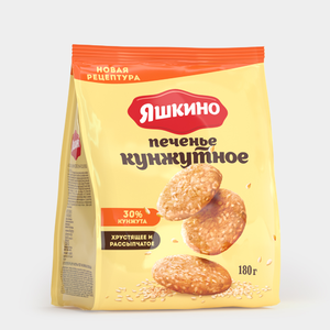 «Яшкино», печенье «Кунжутное», 180 г