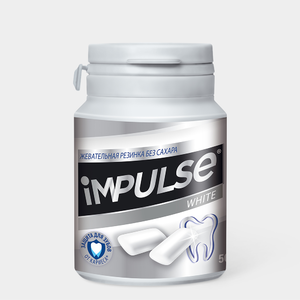 «Impulse ICE», жевательная резинка WHITE, 56 г
