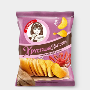 «Хрустящий картофель», чипсы со вкусом «Камчатский краб», 70 г