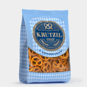 «Krutzel», крендельки «Бретцель» с солью, 250 г