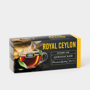 «ETRE», чай Royal Ceylon черный цейлонский отборный, 25 пакетиков, 50 г «ETRE», чай Royal Ceylon черный цейлонский отборный, 25 пакетиков, 50 г