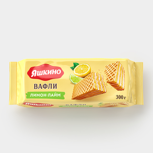 «Яшкино», вафли «Лимон-Лайм», 300 г