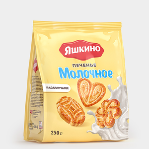 «Яшкино», печенье «Молочное», 250 г