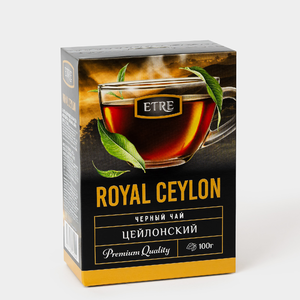 «ETRE», чай Royal Ceylon черный цейлонский листовой, 100 г «ETRE», чай Royal Ceylon черный цейлонский листовой, 100 г