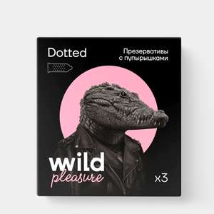 Презервативы латексные Dotted, 3 шт, 4 г Презервативы латексные Dotted, 3 шт, 4 г