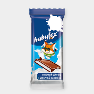 «BabyFox», молочный шоколад, 24 г «BabyFox», молочный шоколад, 24 г