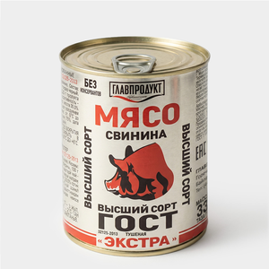 Свинина Экстра, высший сорт «Главпродукт», 338 г Свинина Экстра, высший сорт «Главпродукт», 338 г