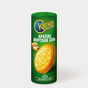 «Krendi», крекер-сэндвич Peanut&sea salt, 170 г