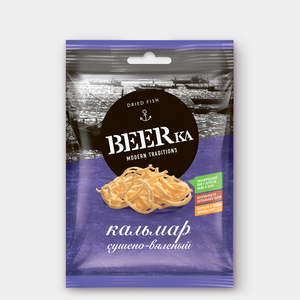 «Beerka», кальмар сушёно-вяленый, 38 г «Beerka», кальмар сушёно-вяленый, 38 г