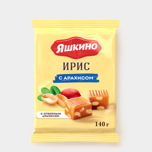 «Яшкино», ирис с арахисом, 140 г «Яшкино», ирис с арахисом, 140 г