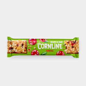 «Cornline», зерновой батончик с клюквой, 30 г