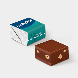 «BabyFox», шоколадные конфеты Pralines Style фундук, арахис и молочный шоколад, 90 г «BabyFox», шоколадные конфеты Pralines Style фундук, арахис и молочный шоколад, 90 г