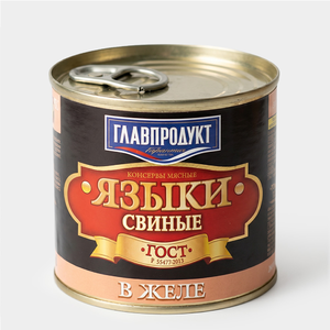 Языки свиные в желе «Главпродукт», 250 г