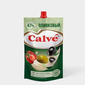 «Calve», майонез «Оливковый» 67%, 400 г