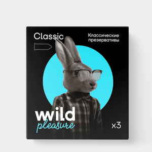 Презервативы латексные Classic, 3 шт «Wild Pleasure», 13,4 г Презервативы латексные Classic, 3 шт «Wild Pleasure», 13,4 г