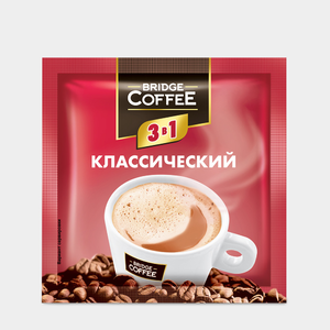 «Bridge Coffee», напиток кофейный 3 в 1, 20 г