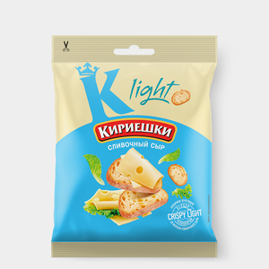 «Кириешки Light», сухарики со вкусом сливочного сыра, 80 г «Кириешки Light», сухарики со вкусом сливочного сыра, 80 г