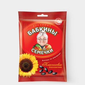 «Бабкины семечки», семечки отборные, жареные, 100 г «Бабкины семечки», семечки отборные, жареные, 100 г