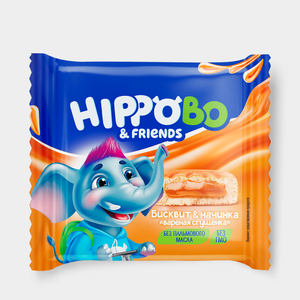 «HIPPO BONDI & FRIENDS», пирожное с начинкой «вареная сгущенка», 32 г «HIPPO BONDI & FRIENDS», пирожное с начинкой «вареная сгущенка», 32 г