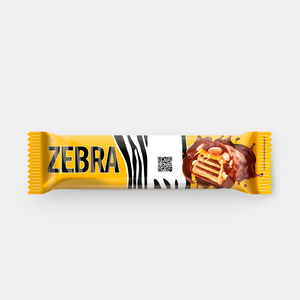 Вафли «Zебра», глазированные, 40 г
