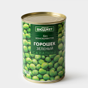 «Главпродукт», зеленый горошек, 400 г