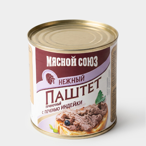 Паштет с печенью индейки «Мясной союз», 240 г