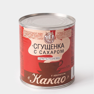 «Молочный союз», сгущенка с сахаром с ароматом какао, 380 г
