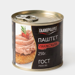 Паштет «Пражский» «Главпродукт», 250 г Паштет «Пражский» «Главпродукт», 250 г
