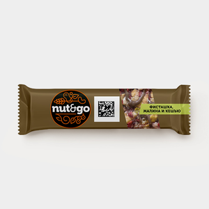 «Nut&Go», батончик  «Фисташка, малина и кешью», 28 г