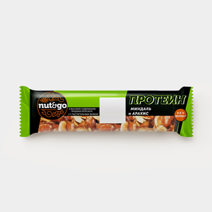 «Nut&Go», батончик Protein миндаль и арахис, 36 г