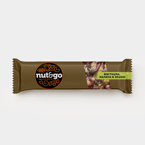 «Nut&Go», батончик «Фисташка, малина и кешью», 28 г «Nut&Go», батончик «Фисташка, малина и кешью», 28 г