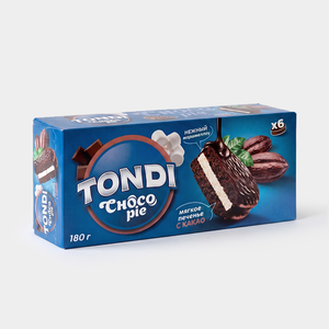 «Tondi», choco Pie с какао, 180 г