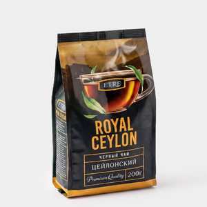 «ETRE», чай Royal Ceylon черный цейлонский листовой, 200 г «ETRE», чай Royal Ceylon черный цейлонский листовой, 200 г