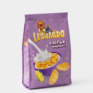 «Leonardo», хлопья кукурузные, 250 г «Leonardo», хлопья кукурузные, 250 г